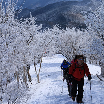 山頂までのルートを知り尽くしたガイドが案内します